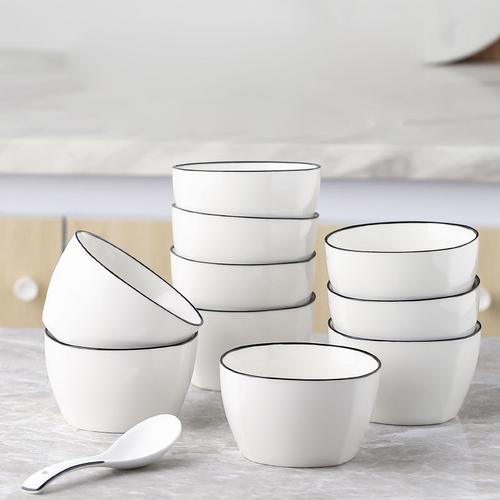 瓷碗批发陶瓷碗家用米饭碗汤碗泡面碗盘筷餐具组合日式盘碗具套装